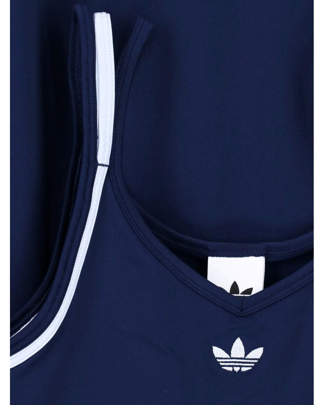 Adidas Blue Stretch Recycled-Polyester Dress