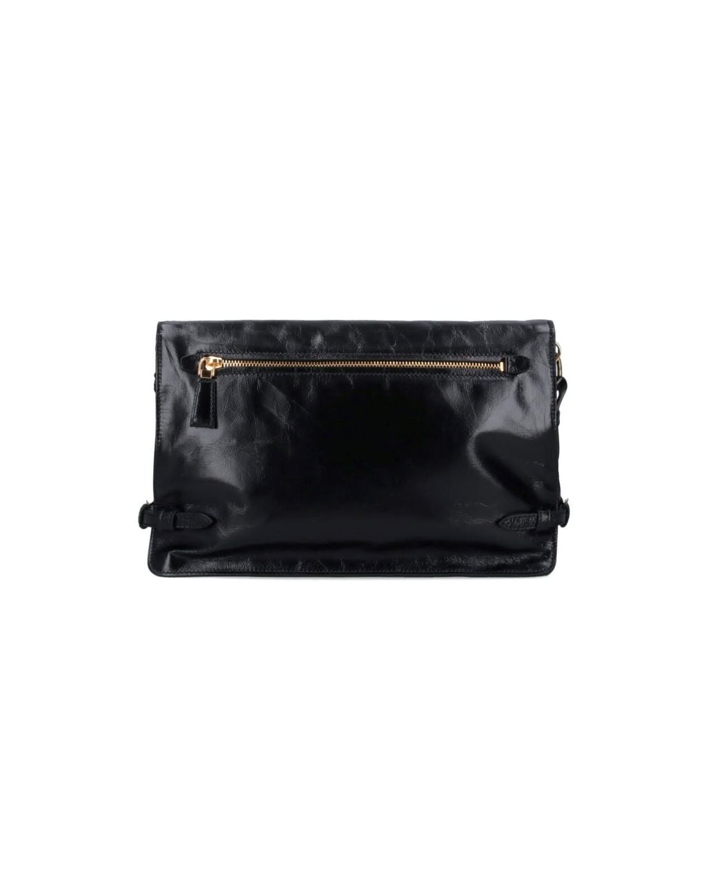 Prada Black Logo Medium Shoulder Bag