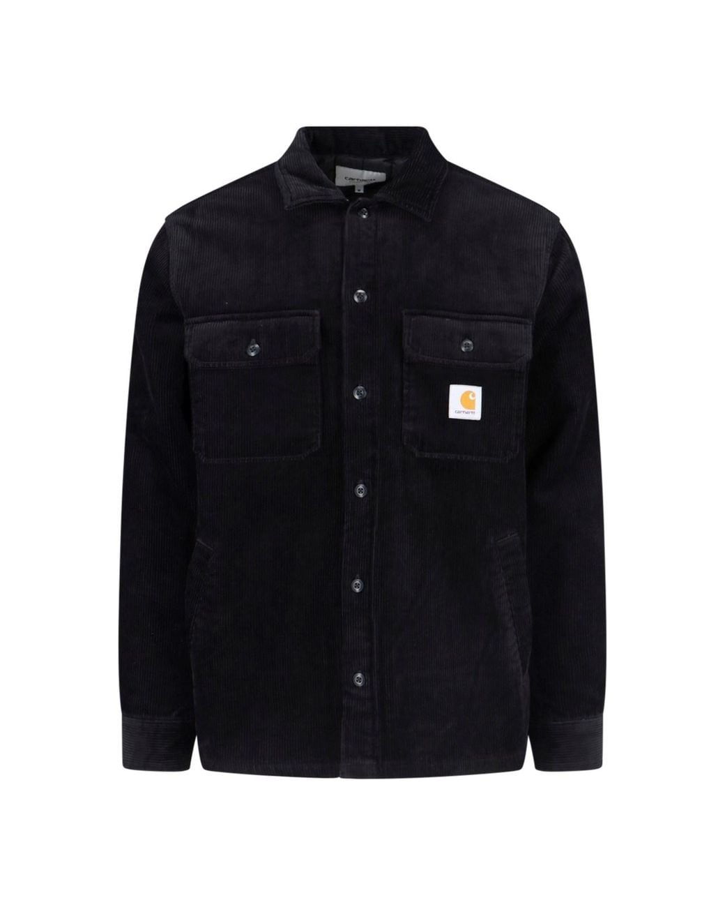 Carhartt Black Whitsome Pocket-Detail Cotton Shirt Jacket for men