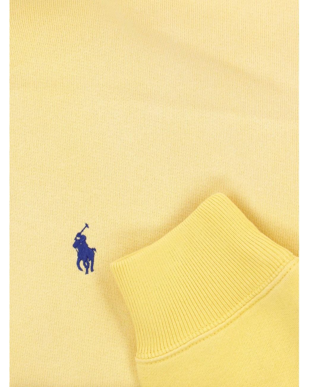 Polo Ralph Lauren Yellow Logo Sweatshirt