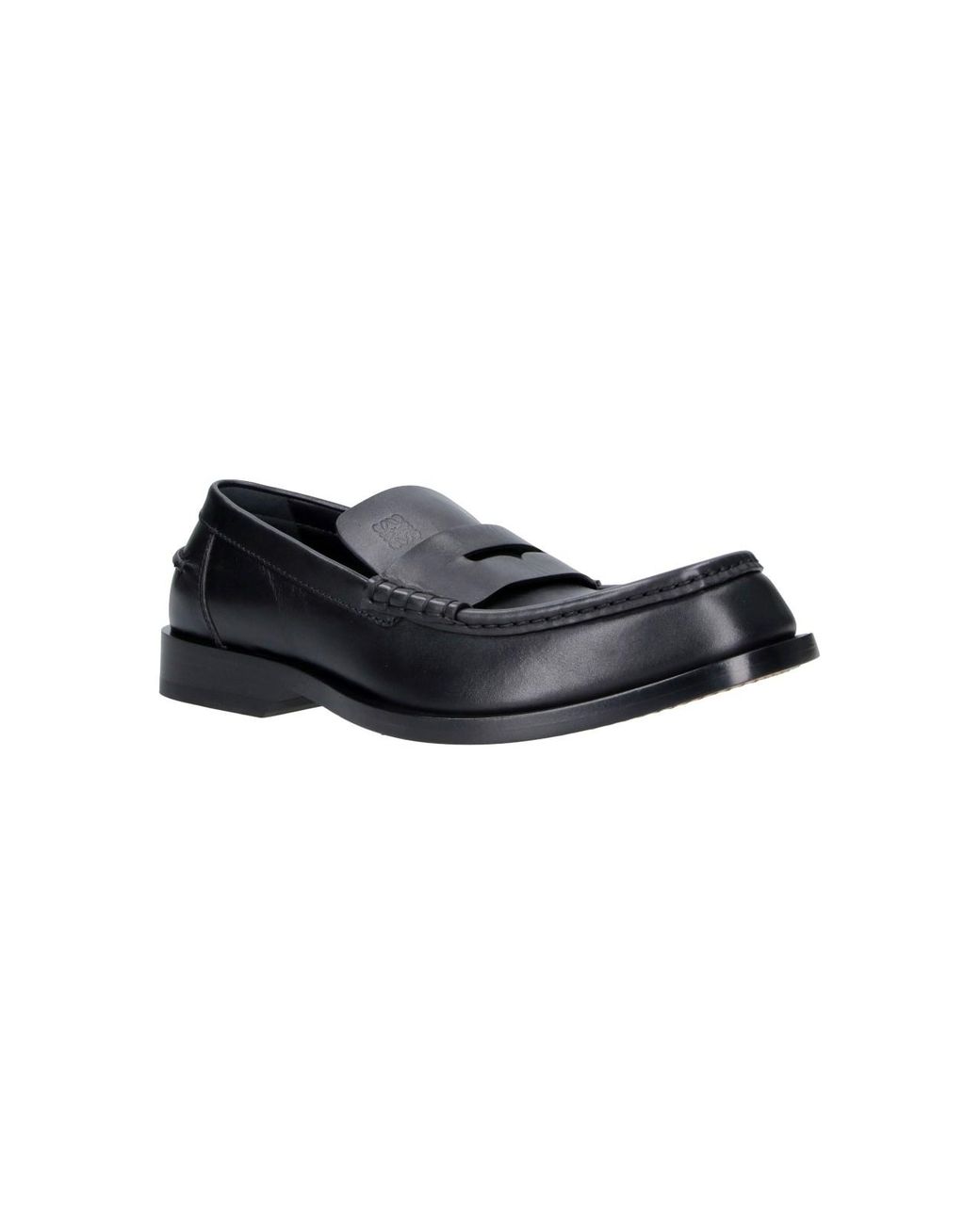 Loewe Black Loafers "Bobine" for men