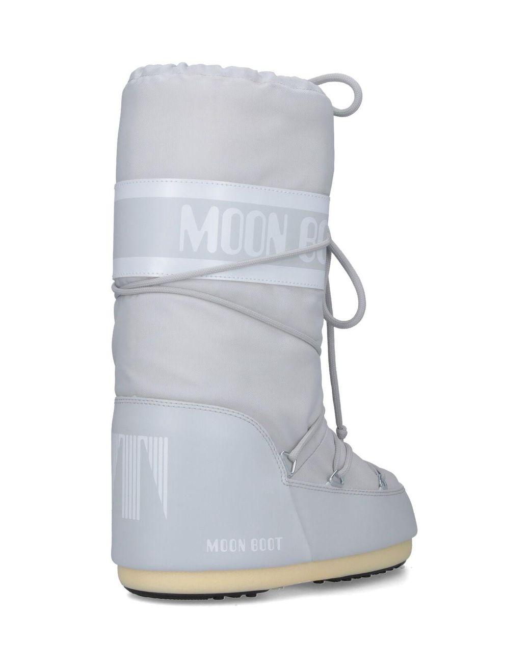 Moon Boot Blue Nylon Icon Boots