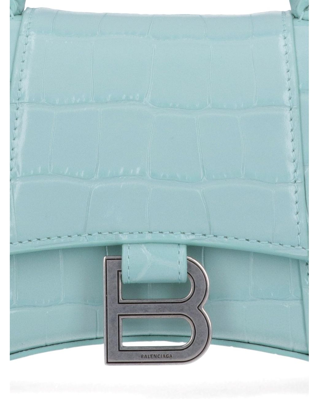 Balenciaga 'hourglass Xs' Bag in Blue | Lyst