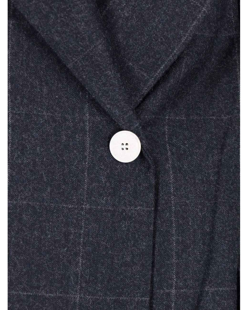 Sibel Saral Blue Single-Breasted Blazer