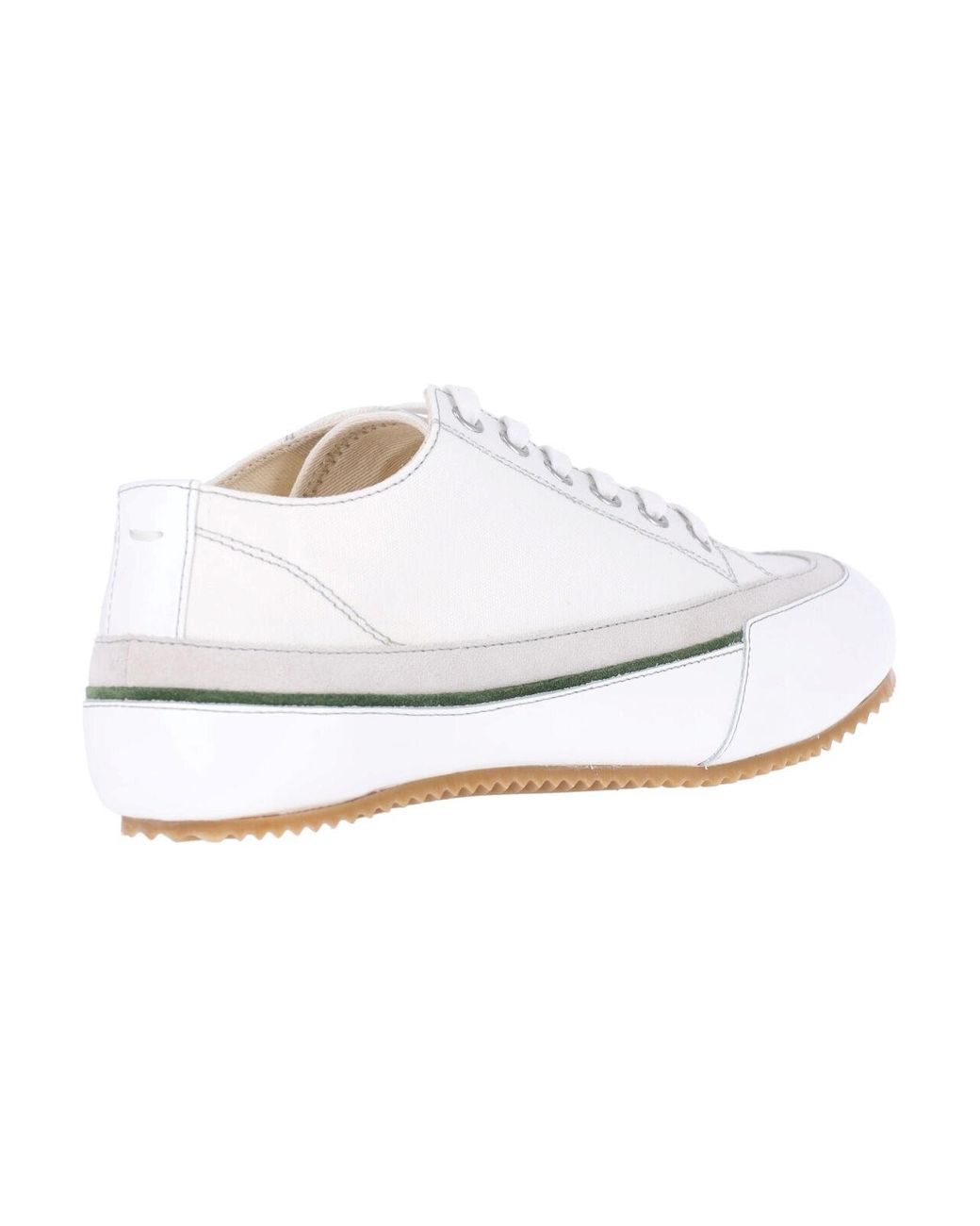 Maison Margiela White Low-Top Lace-Up Sneaker for men