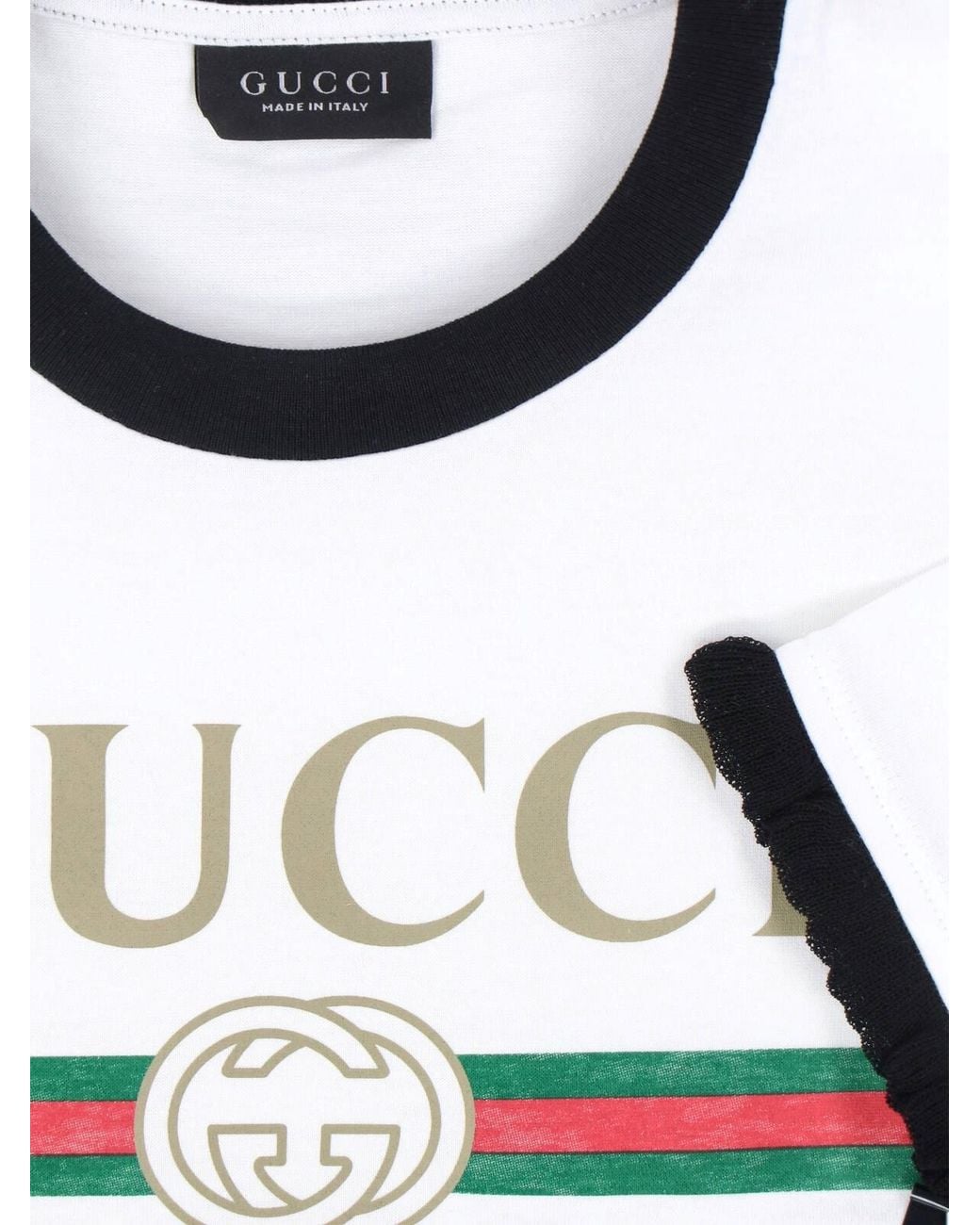 Gucci White Logo T-Shirt