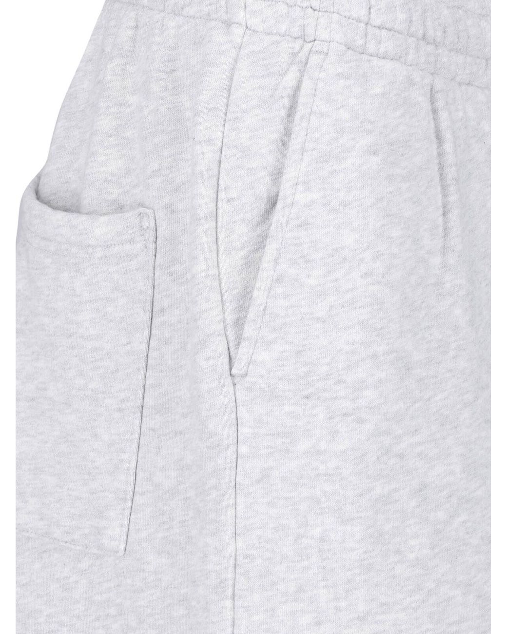 Sporty & Rich White Sweatpants Logo
