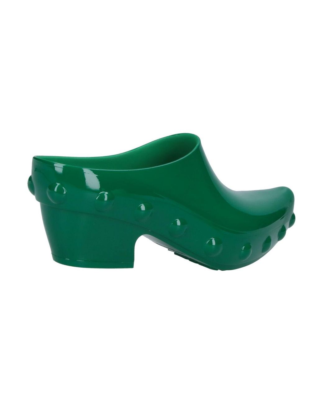 Bottega Veneta Green Mules "Gondola"