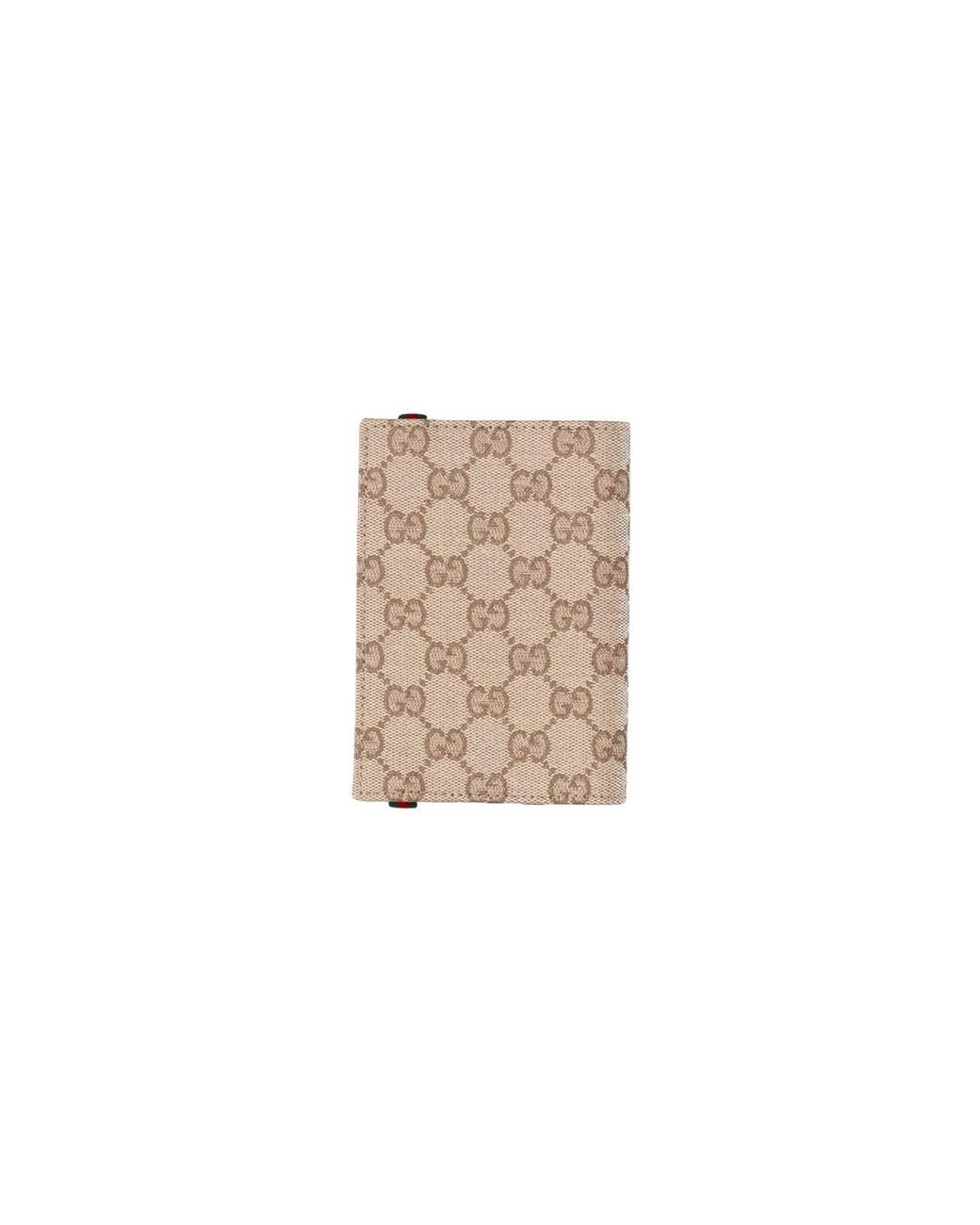 Gucci White Passport Holder "Gg" for men