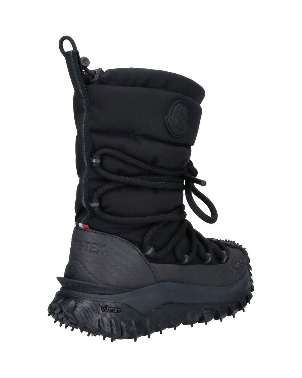 Moncler Black Lace-Up Boots "Trailgrip Gtx"