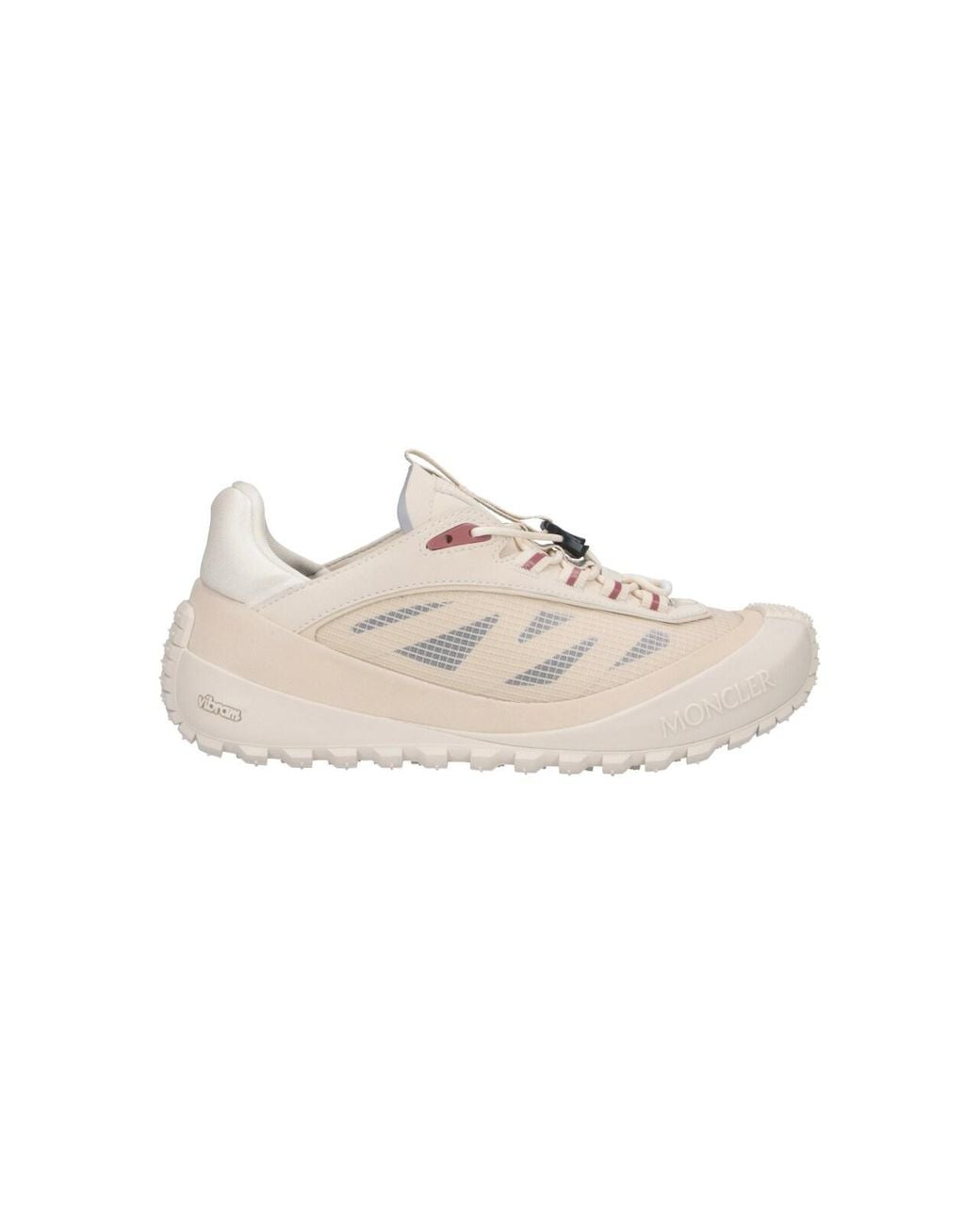 Moncler White Low-Top Mesh Sneaker