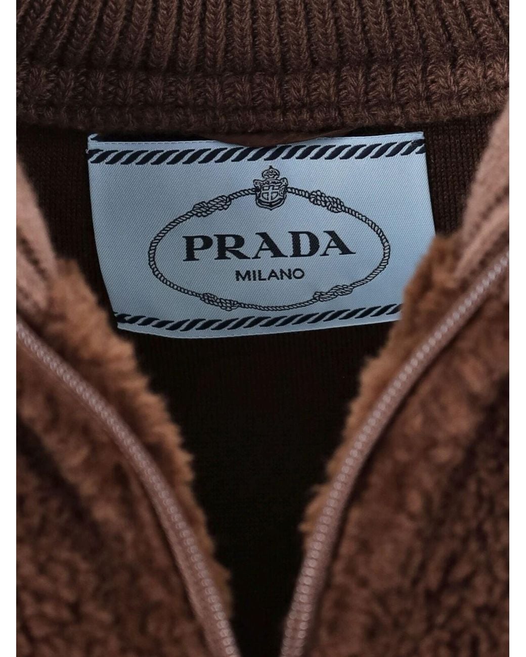 Prada Brown Virgin Wool Blend Jacket