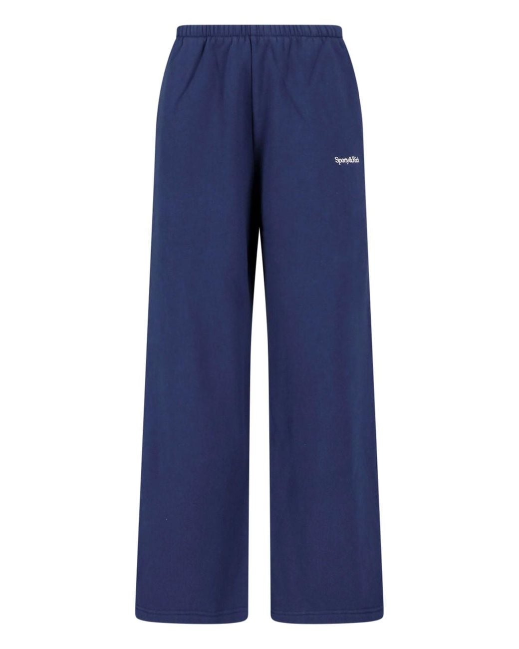 Sporty & Rich Blue Sweatpants Logo