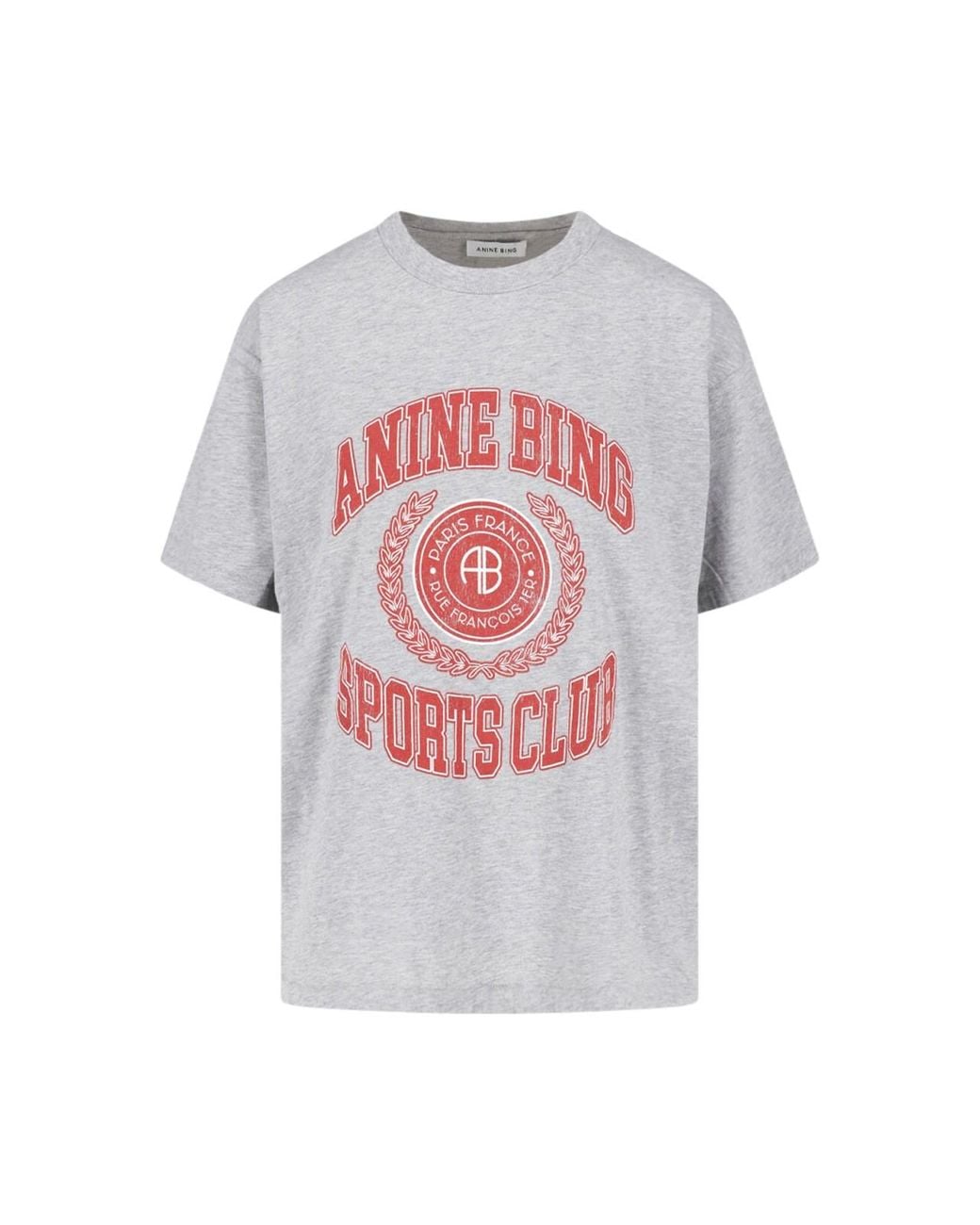 Anine Bing White T-Shirt "Cade"