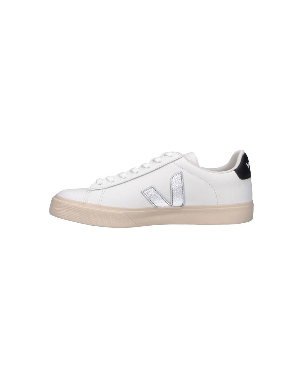 Veja White Low-Top Leather Sneaker