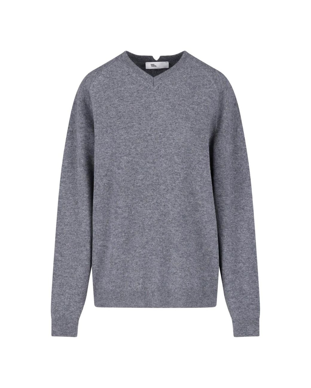 Sibel Saral Gray Wool Sweater "Kerem"