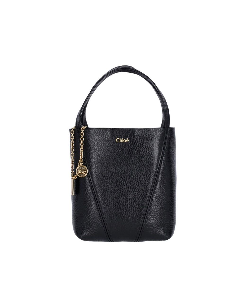 Chloé Black 'spin' Small Tote Bag