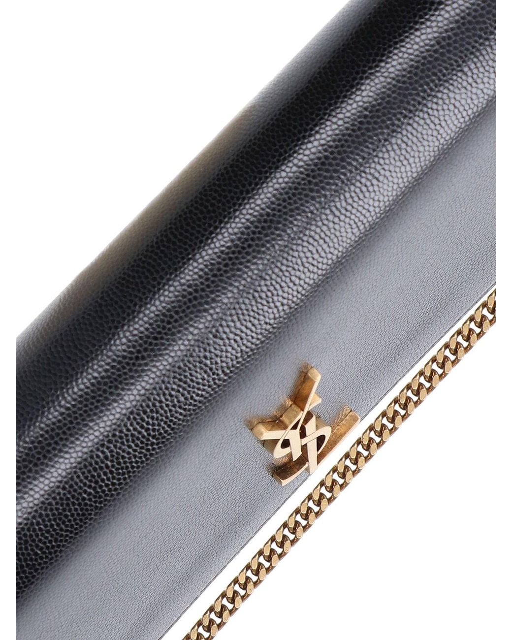 Saint Laurent Black 'Kate Clutch' Shoulder Bag