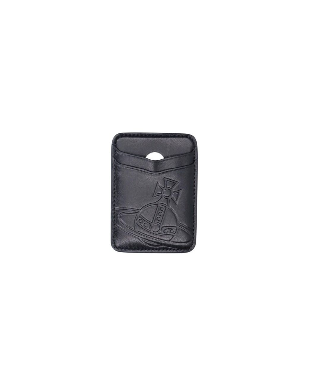 Vivienne Westwood Black Leather Card Holder