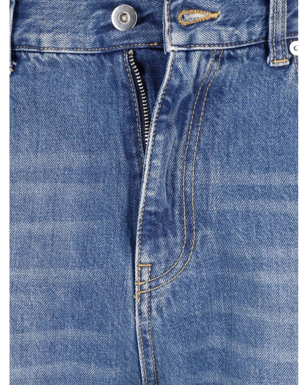 BERNER KUHL Blue Straight Jeans for men