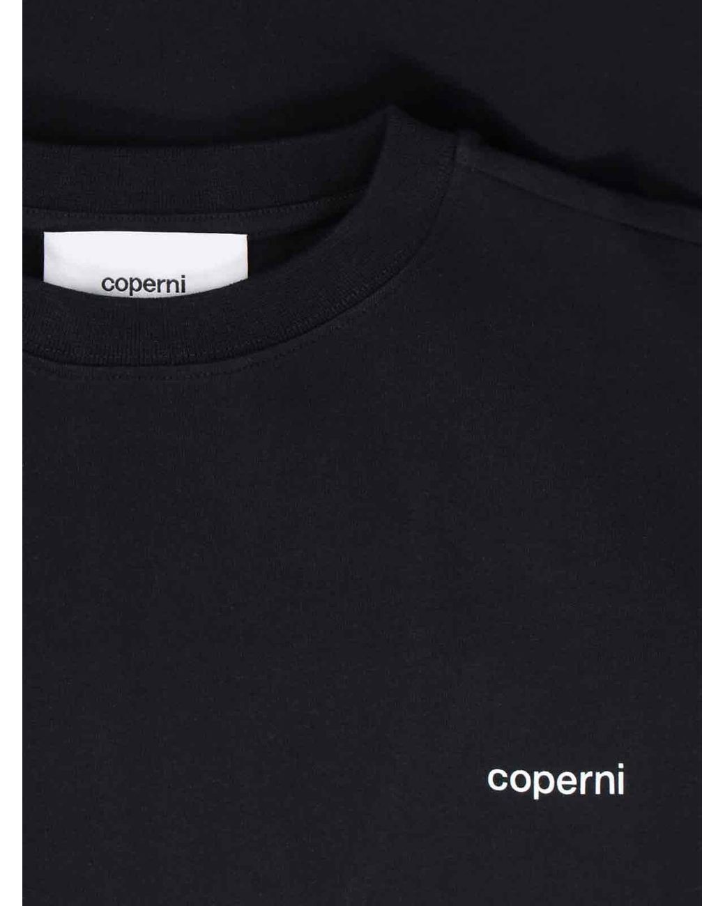 Coperni Black Oversized Logo T-Shirt
