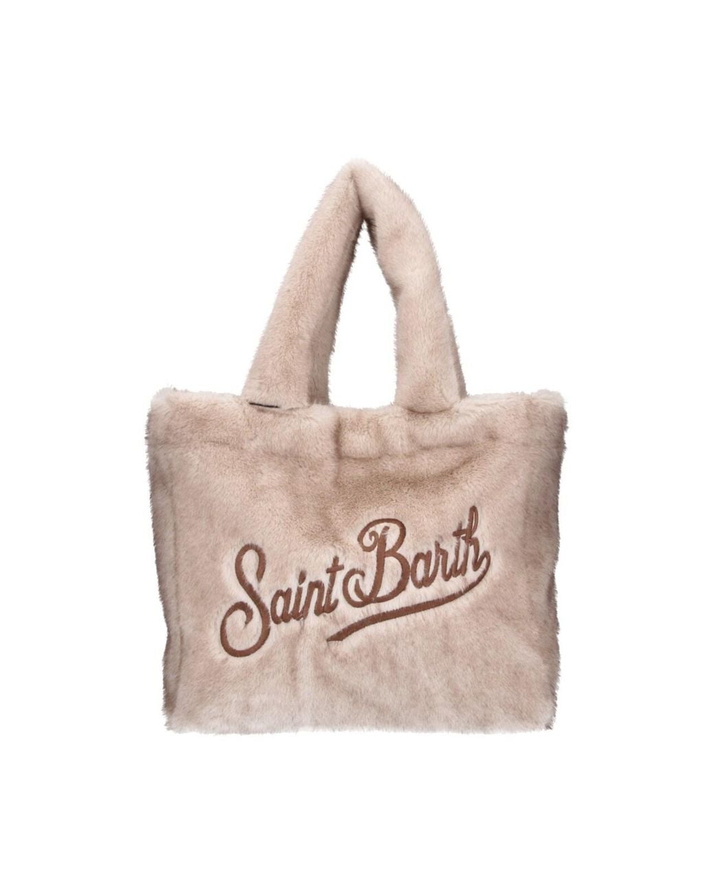 Mc2 Saint Barth Pink Tote Bag “Colette Soft Fur”