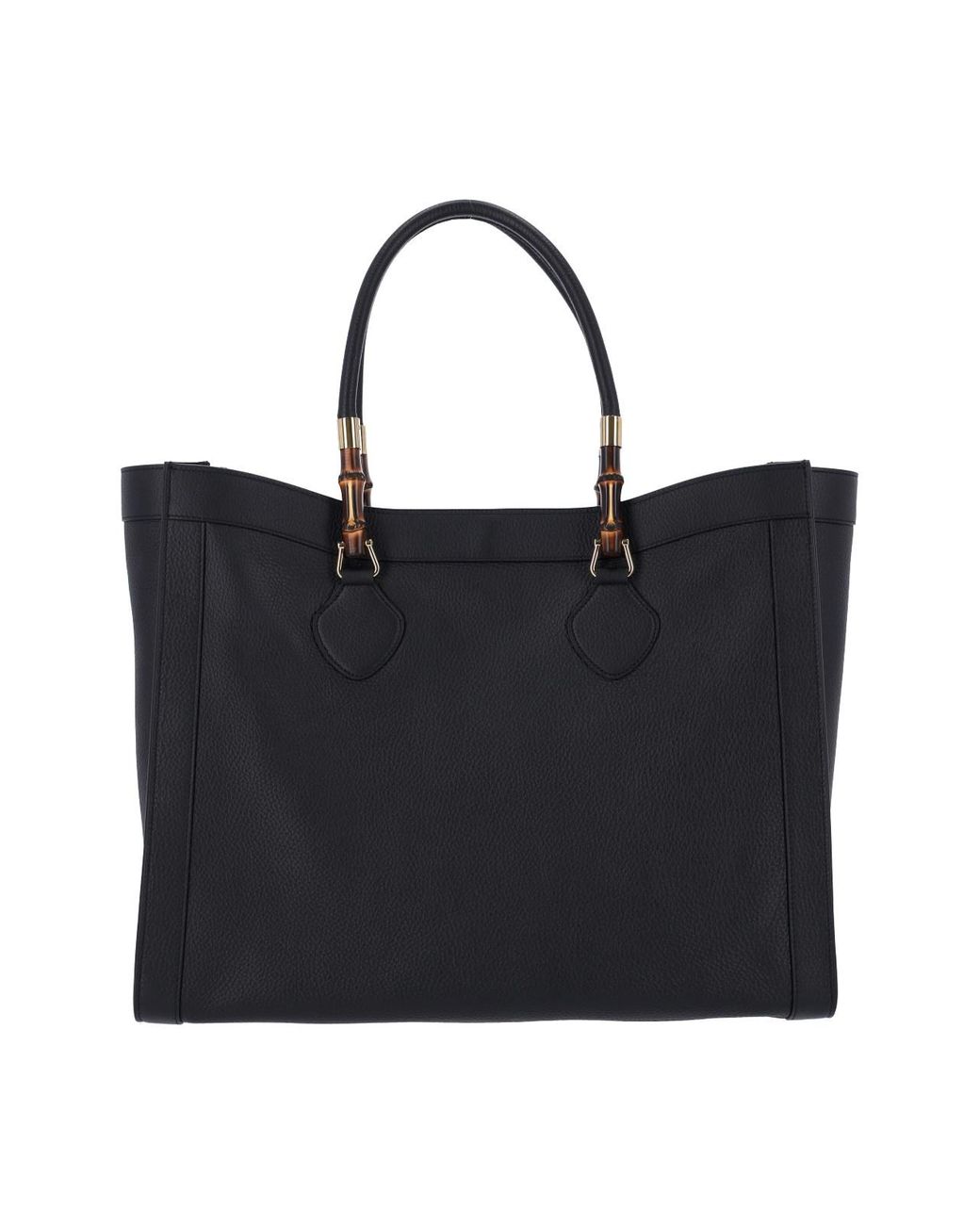 Gucci Black Tote Bag "Bamboo"