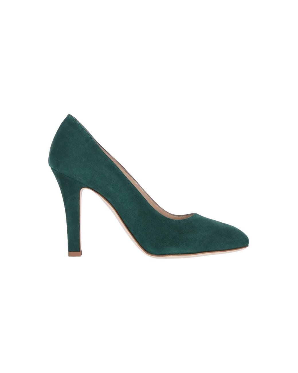 Manolo Blahnik Green Suede Pumps