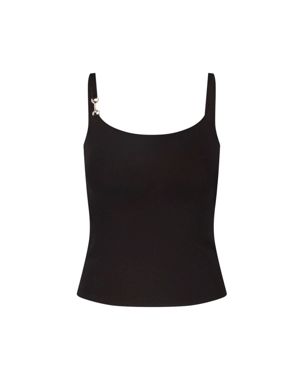 Gucci Black Viscose Jersey Tank Top