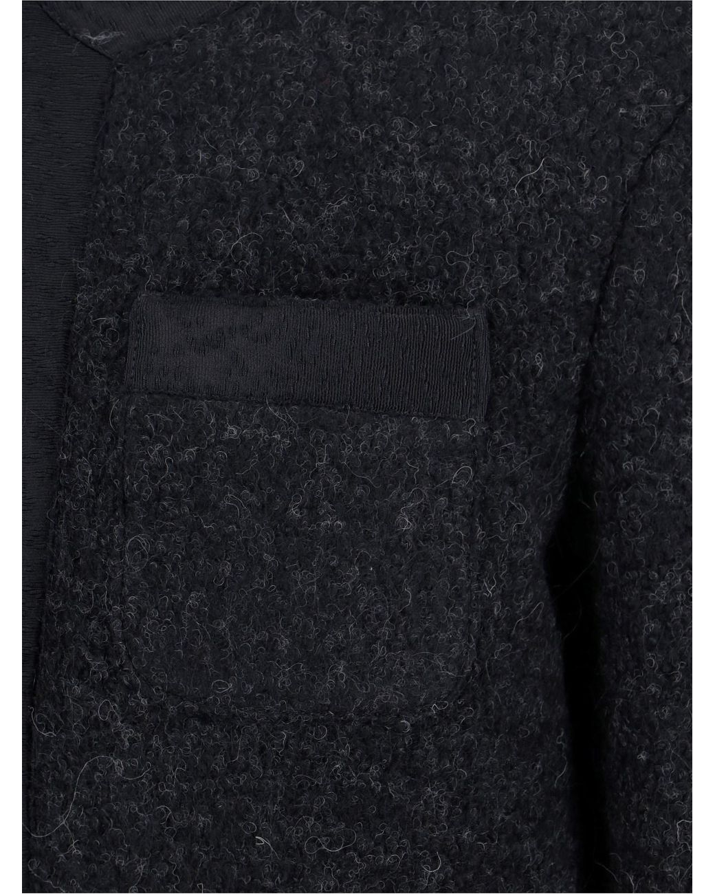 LN22 Black Wool Blend Jacket