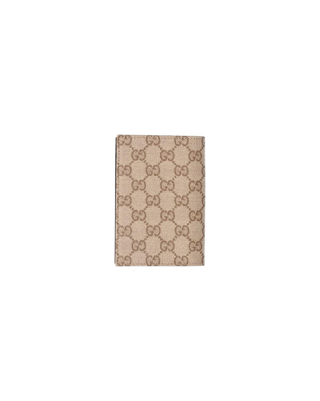 Gucci White Passport Holder Essence Classic" for men