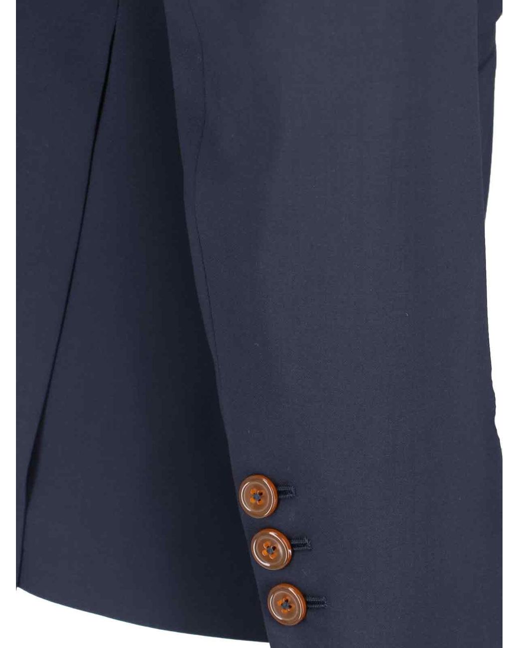 Vivienne Westwood Blue Virgin 'One Button' Blazer for men