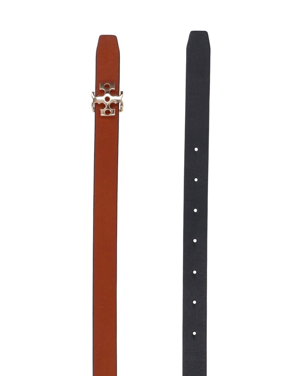Tory Burch White Belts Lamb Leather