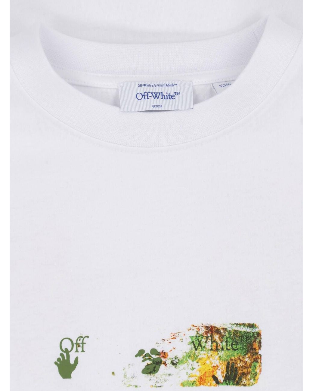 Off-White c/o Virgil Abloh White Graphic Cotton T-Shirt for men