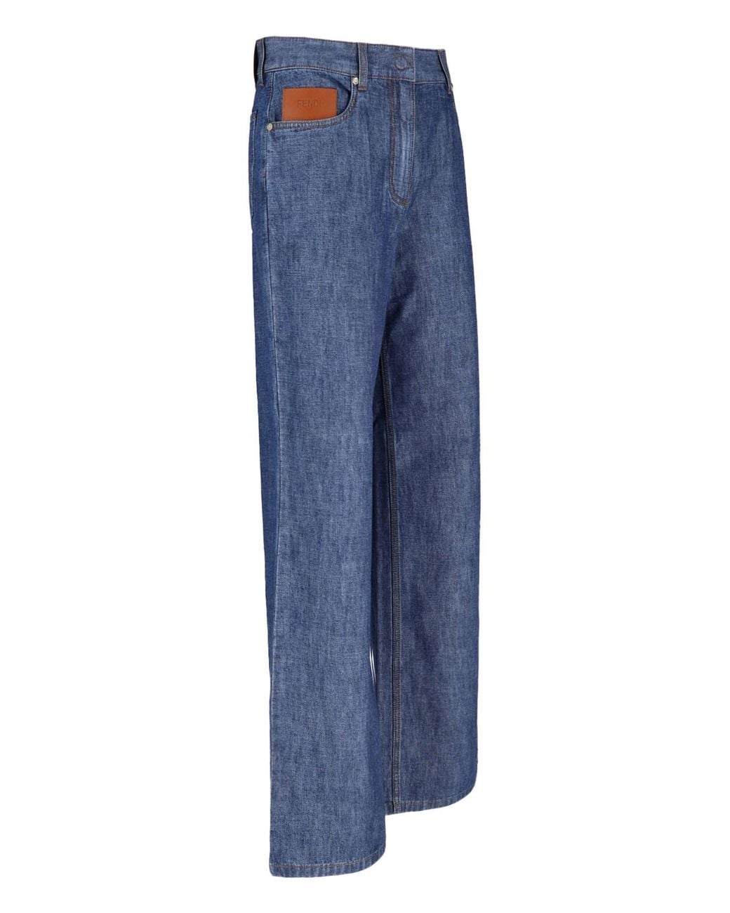 Fendi Blue Flared Jeans