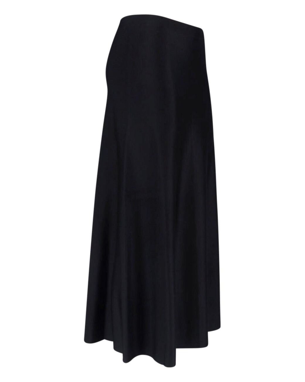 The Row Black Midi Skirt