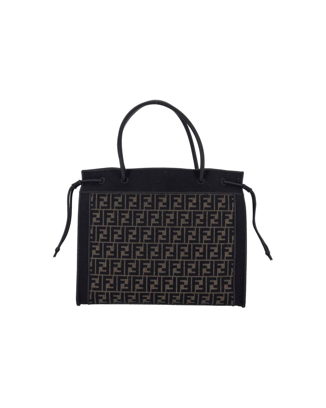 Fendi Black Large Tote Bag "Magic"