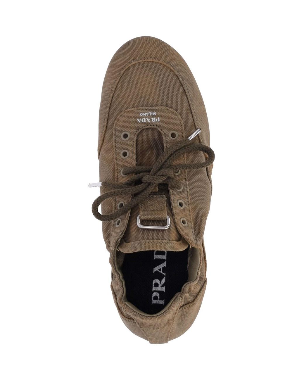Sneakers "Collapse" di Prada in Brown