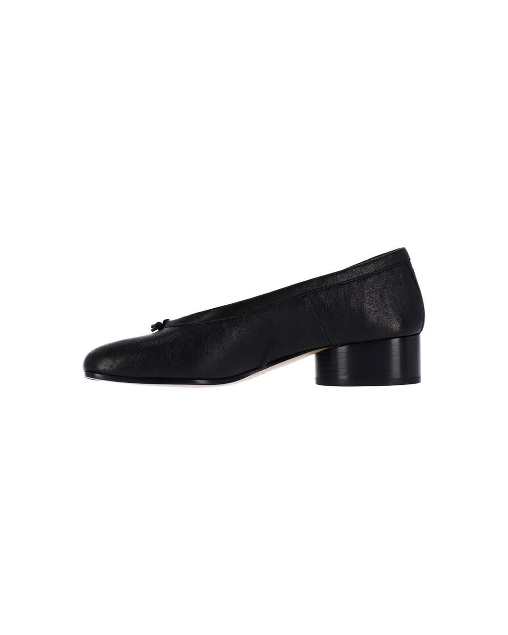 Maison Margiela Black Ballet Flats "Tabi"