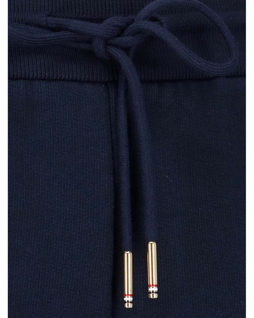 Thom Browne Blue Striped Drawstring Jogger Pants