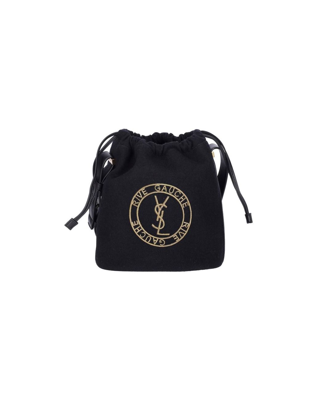 SAINT LAURENT YSL Rive Gauche Bucket Bag Canvas SAINT LAURENT RIVE 