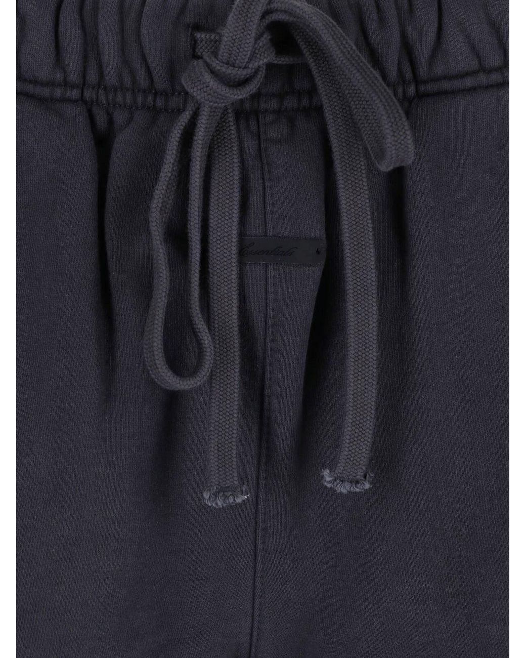 Fear Of God Blue Logo Shorts