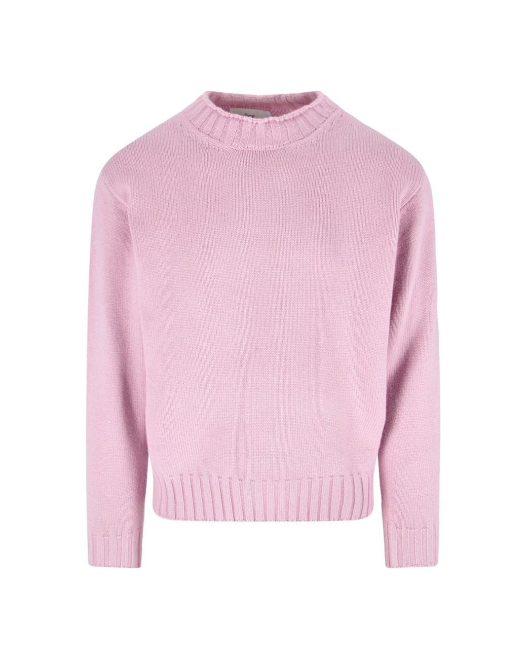 DUNST Pink Wool Blend Sweater for men