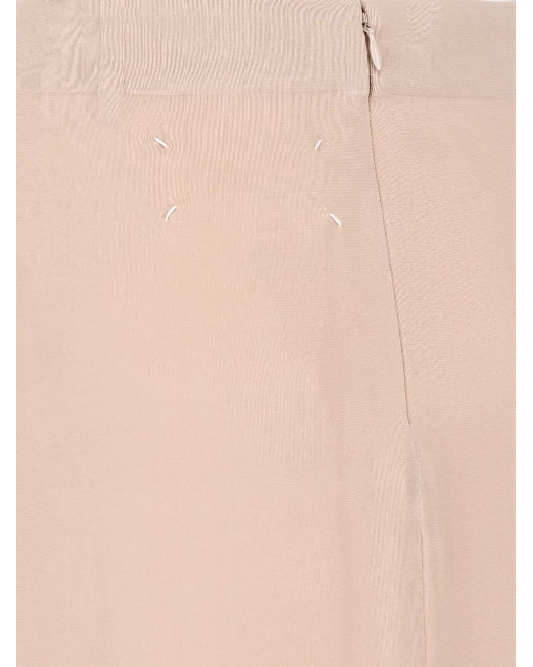 Maison Margiela Natural Midi Skirt