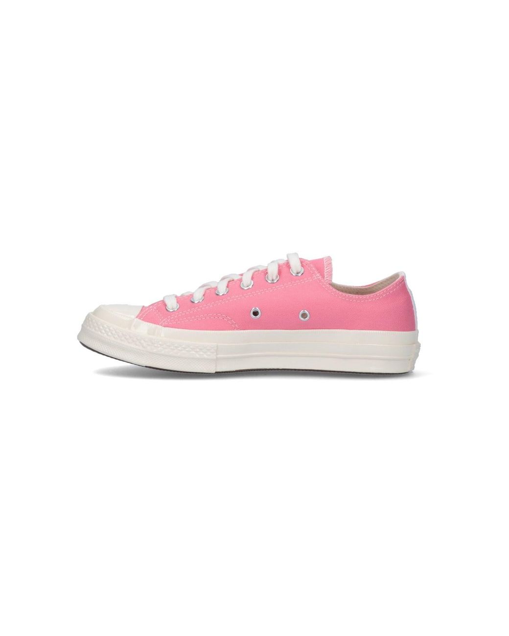COMME DES GARÇONS PLAY Pink "Converse Chuck 70" Low Top Sneakers
