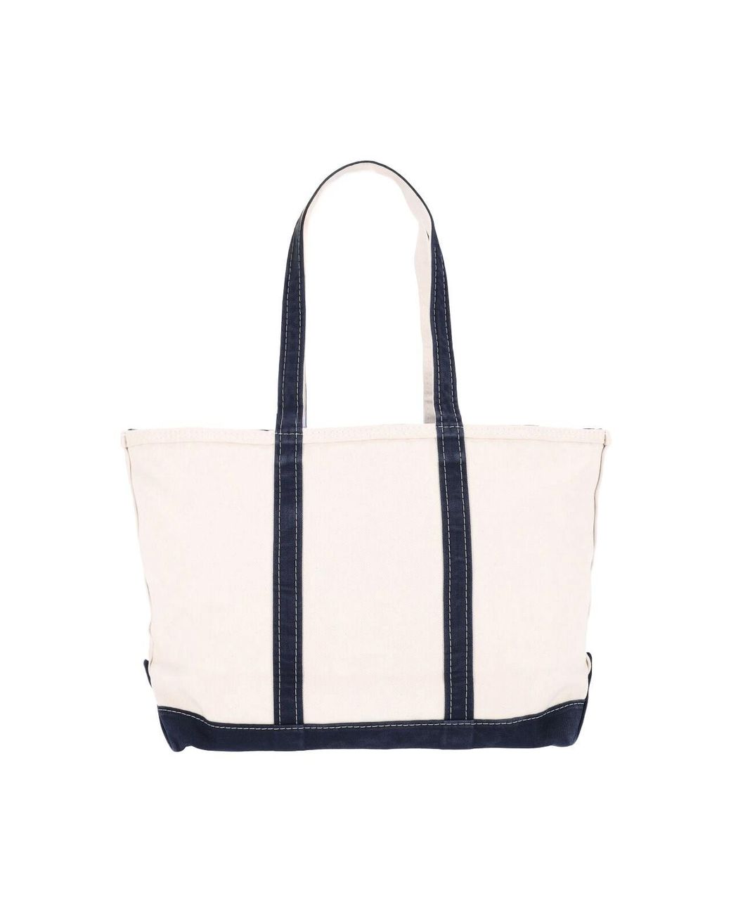 Polo Ralph Lauren White Canvas Tote Bag for men