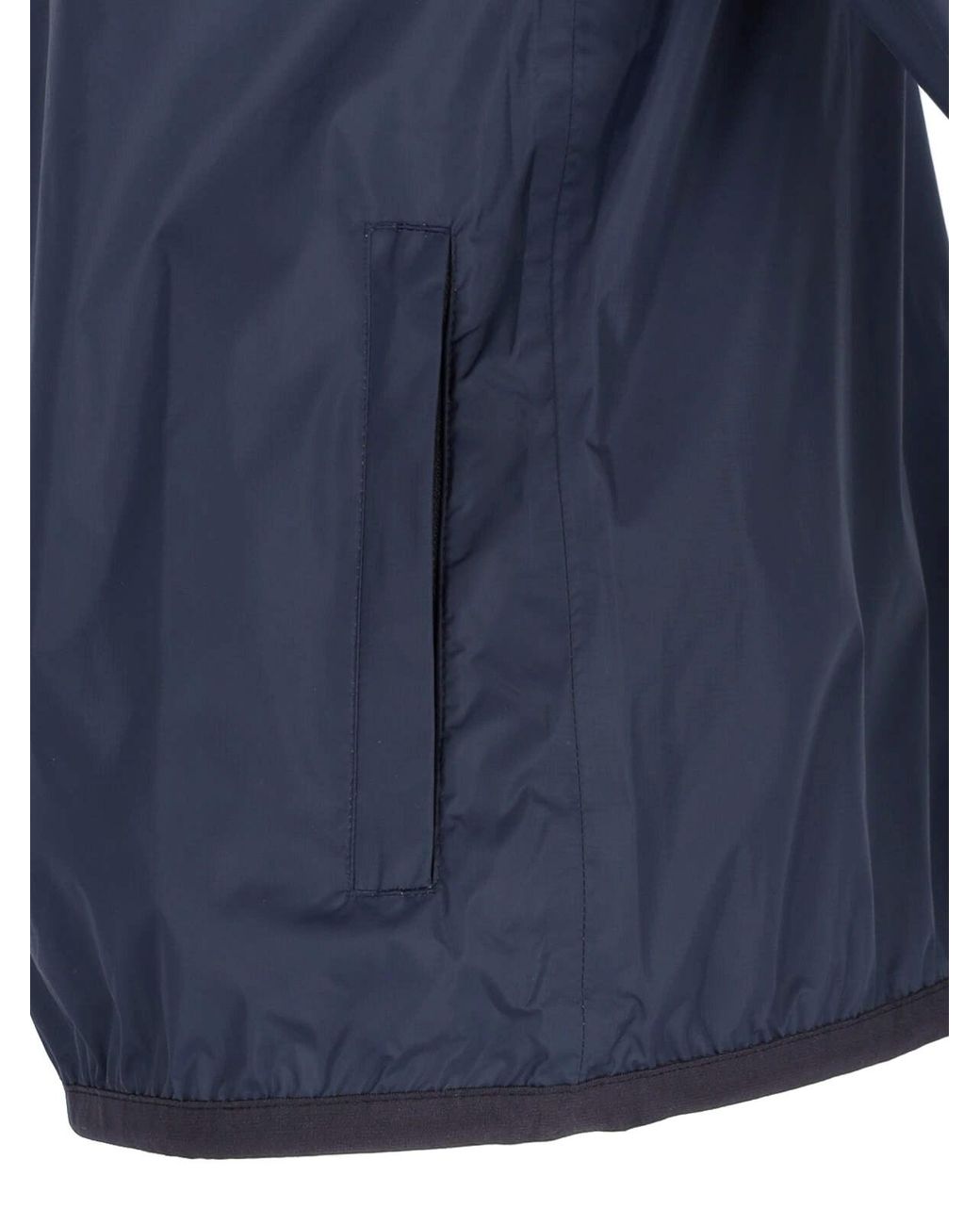 COMME DES GARÇONS PLAY Blue Play Heart Logo 100% Nylon Jacket