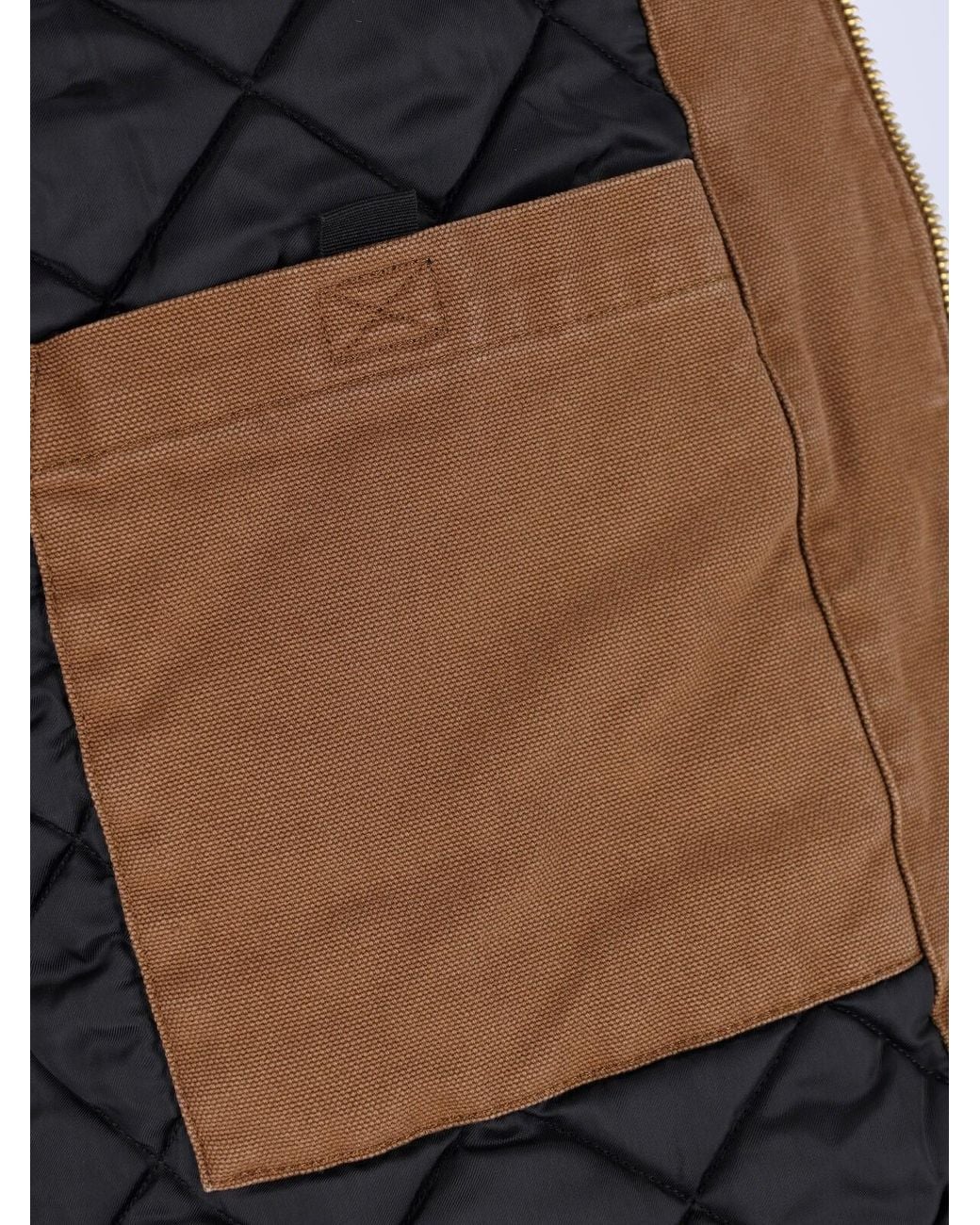 Carhartt Brown Organic Cotton Work Jacket for men