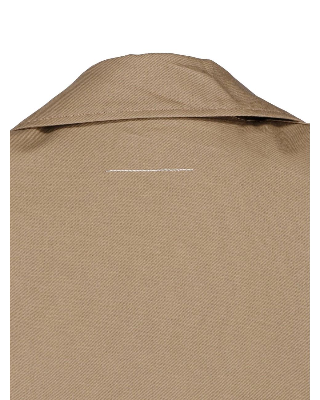 MM6 by Maison Margiela Natural Cloak Coat
