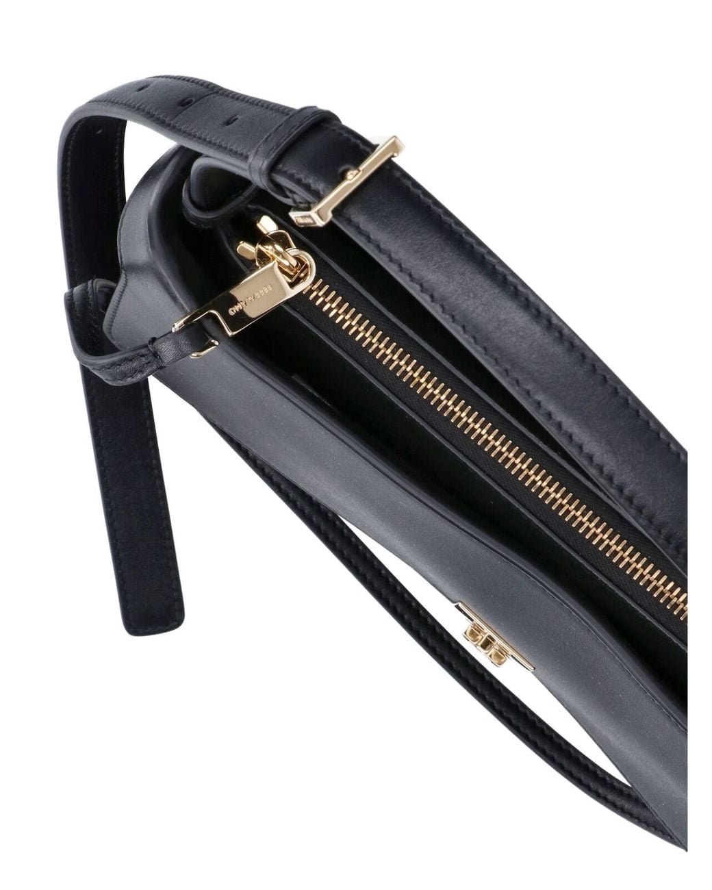 Ferragamo Black Shoulder Bag "Cara Xs"